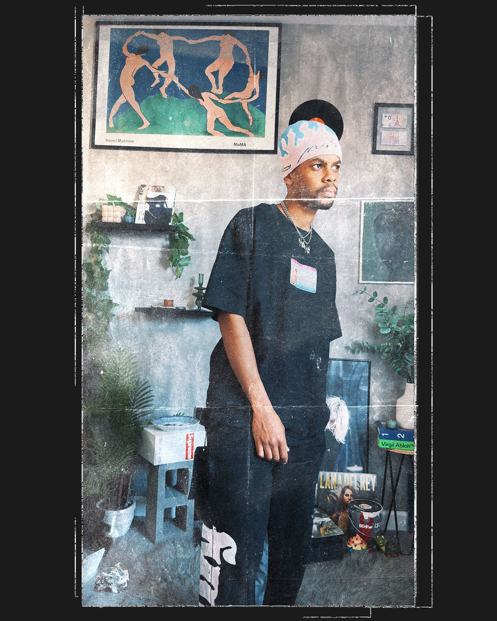 Camiseta negra Paris ID