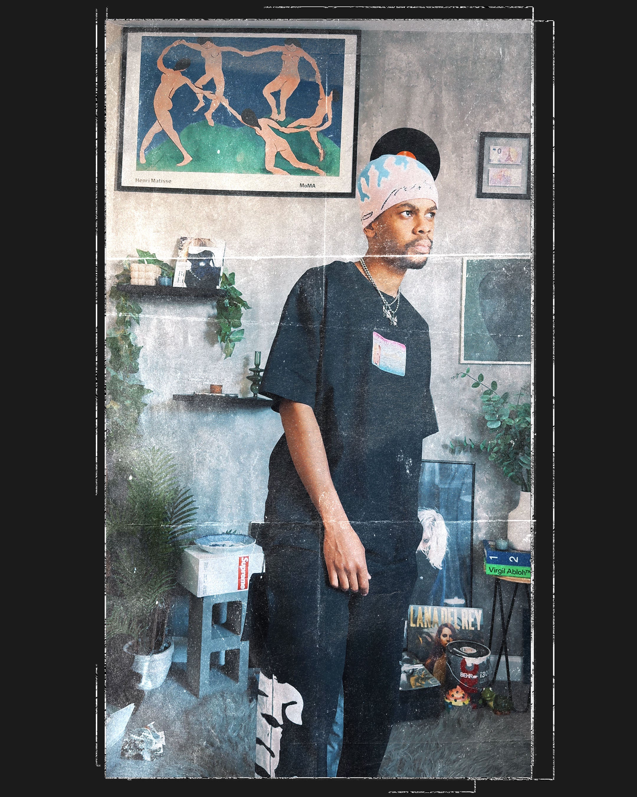 Camiseta negra Paris ID