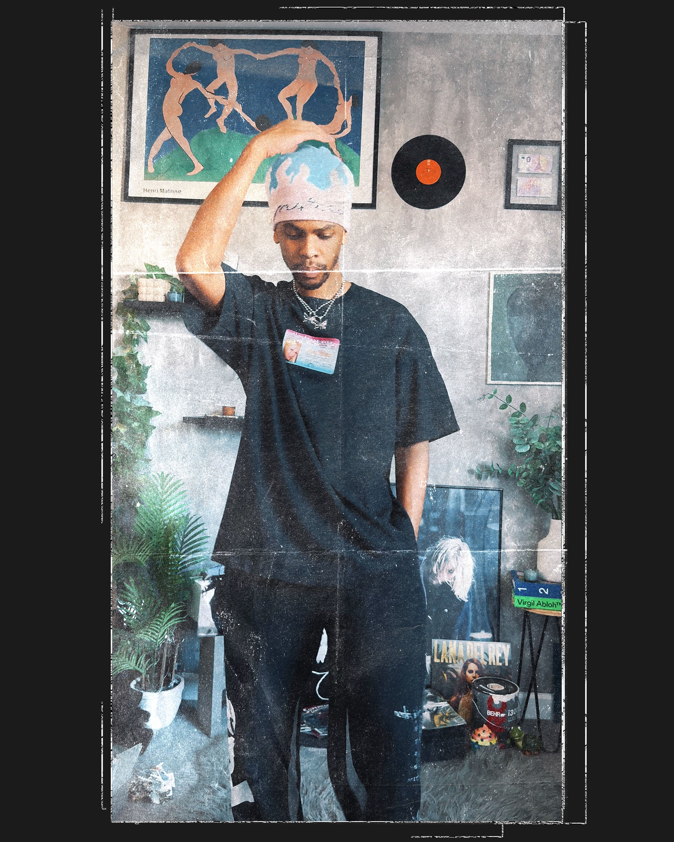 Camiseta negra Paris ID