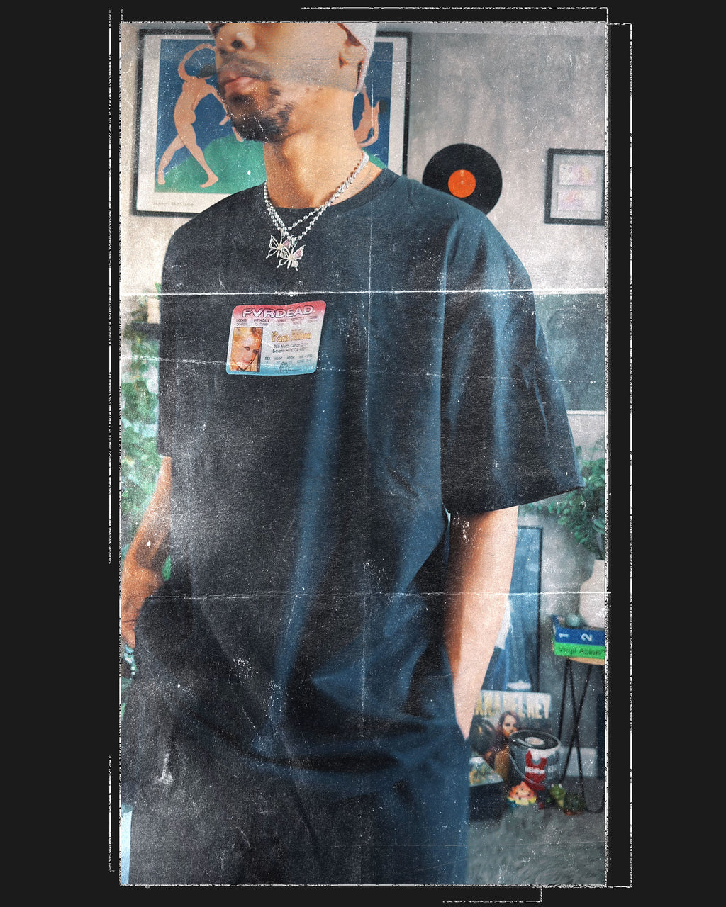 Camiseta negra Paris ID