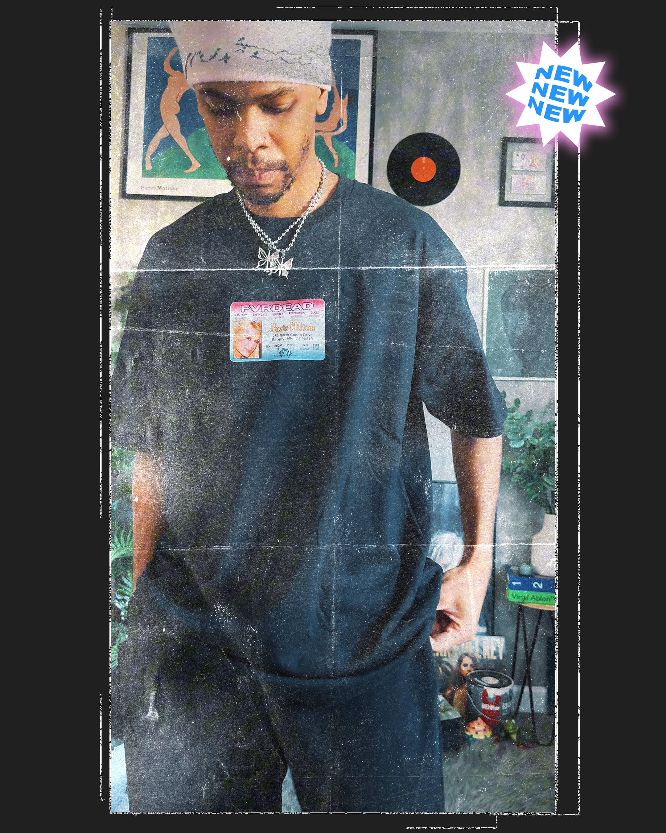 Camiseta negra Paris ID