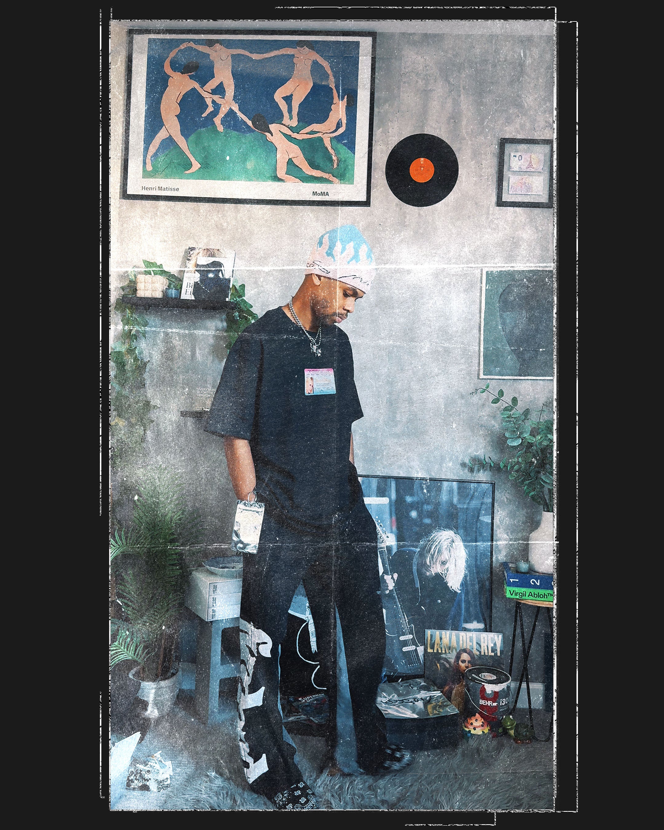 Camiseta negra Paris ID