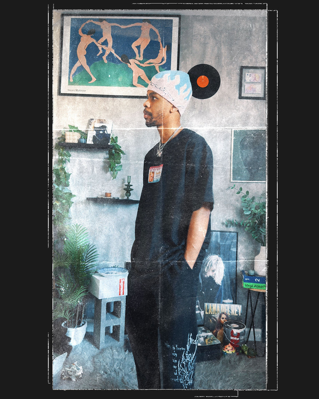 Camiseta negra Paris ID