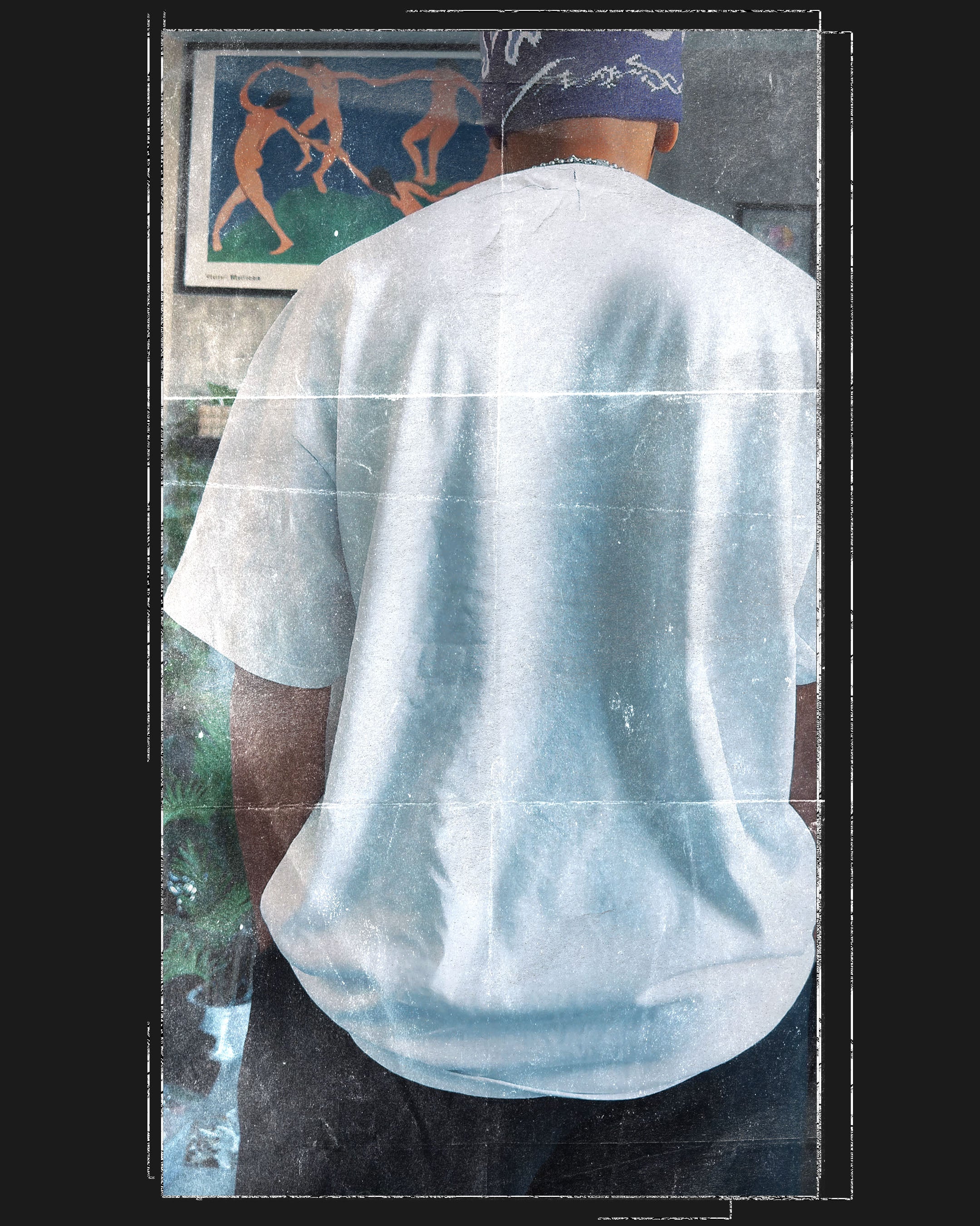 Purple Haze Flame Logo Tee white