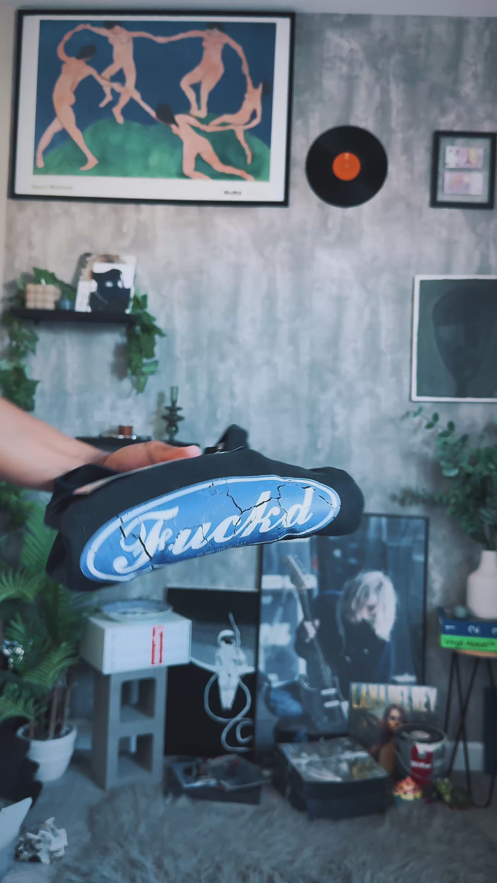 Bonita camiseta de chocolate negro para fumadores