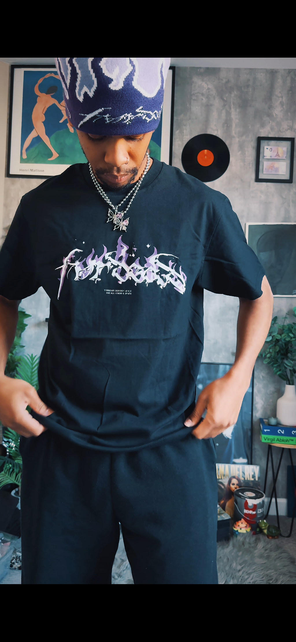 Purple Haze Flame Logo Tee