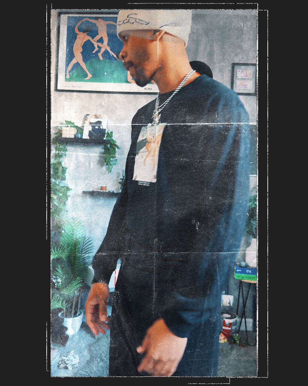 Camiseta de chocolate negro Rack City