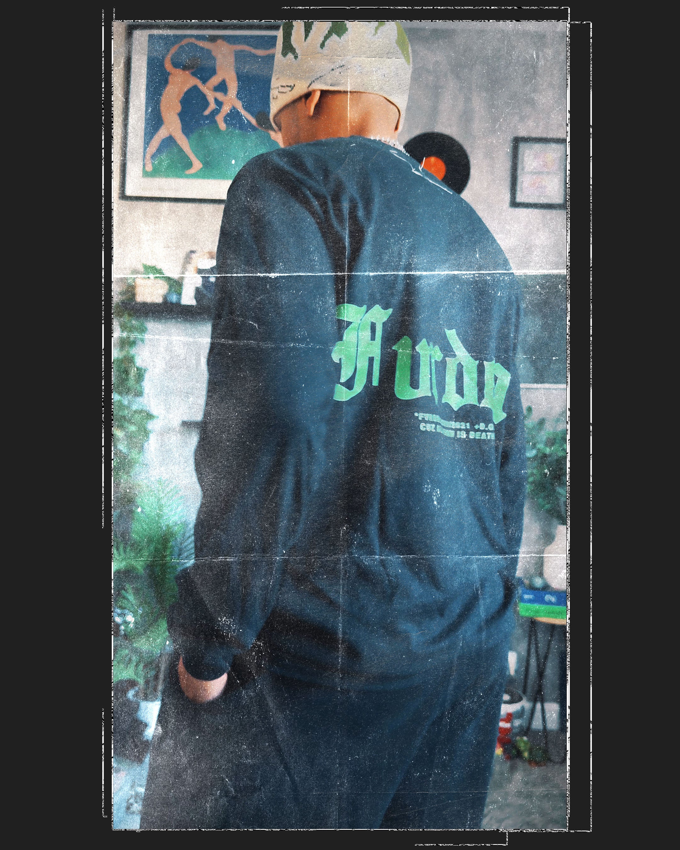 Camiseta de chocolate negro Rack City