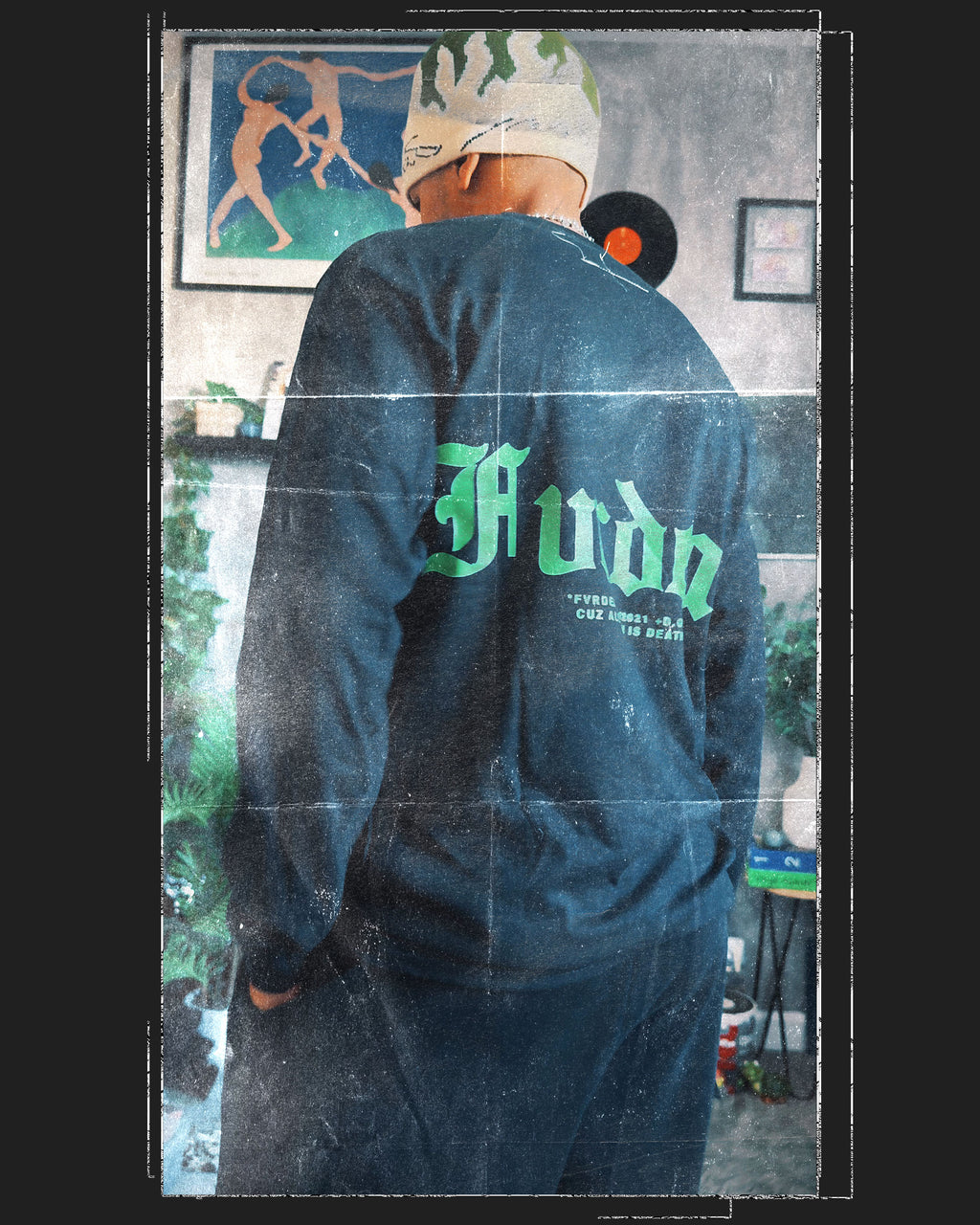 Camiseta de chocolate negro Rack City