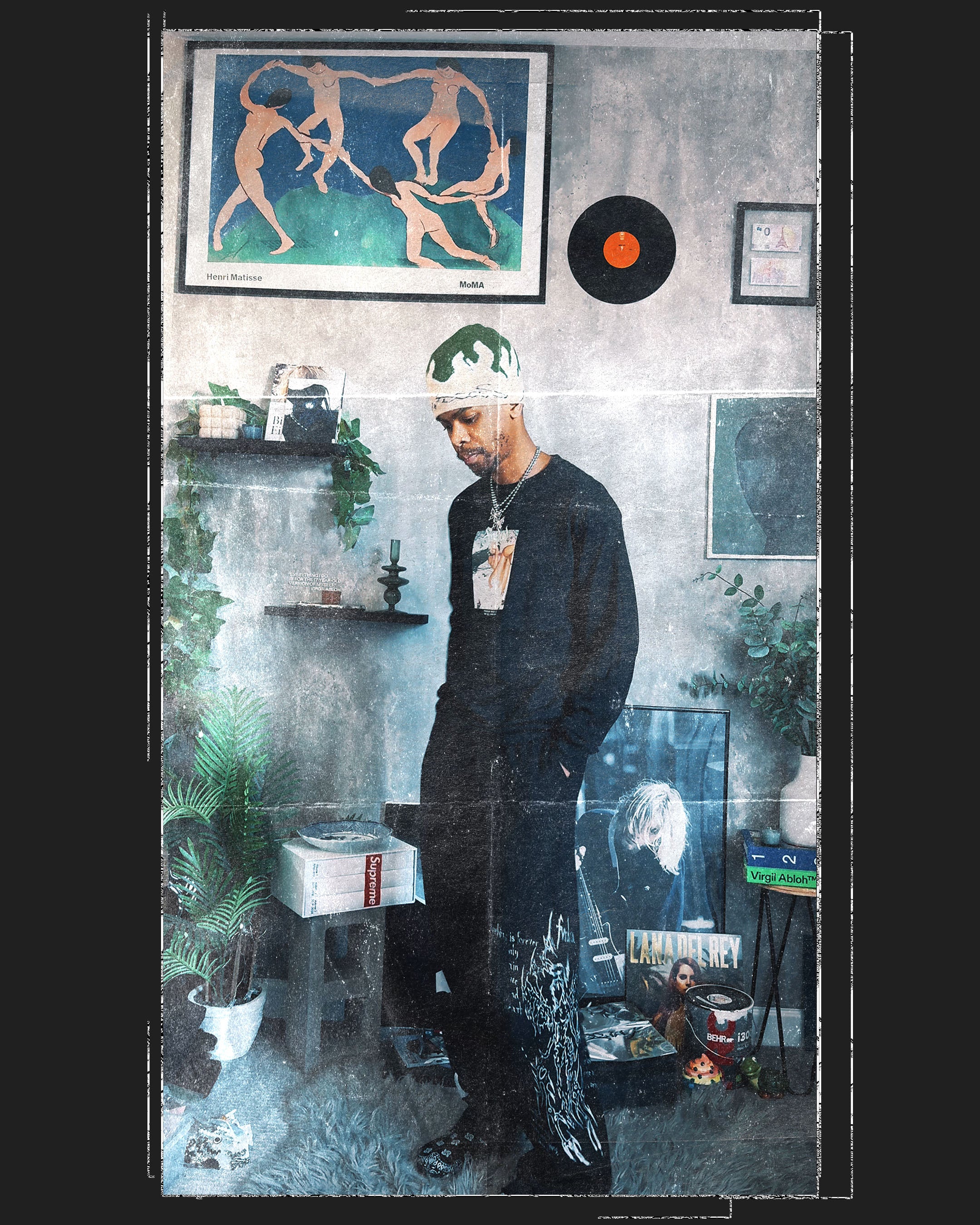 Camiseta de chocolate negro Rack City