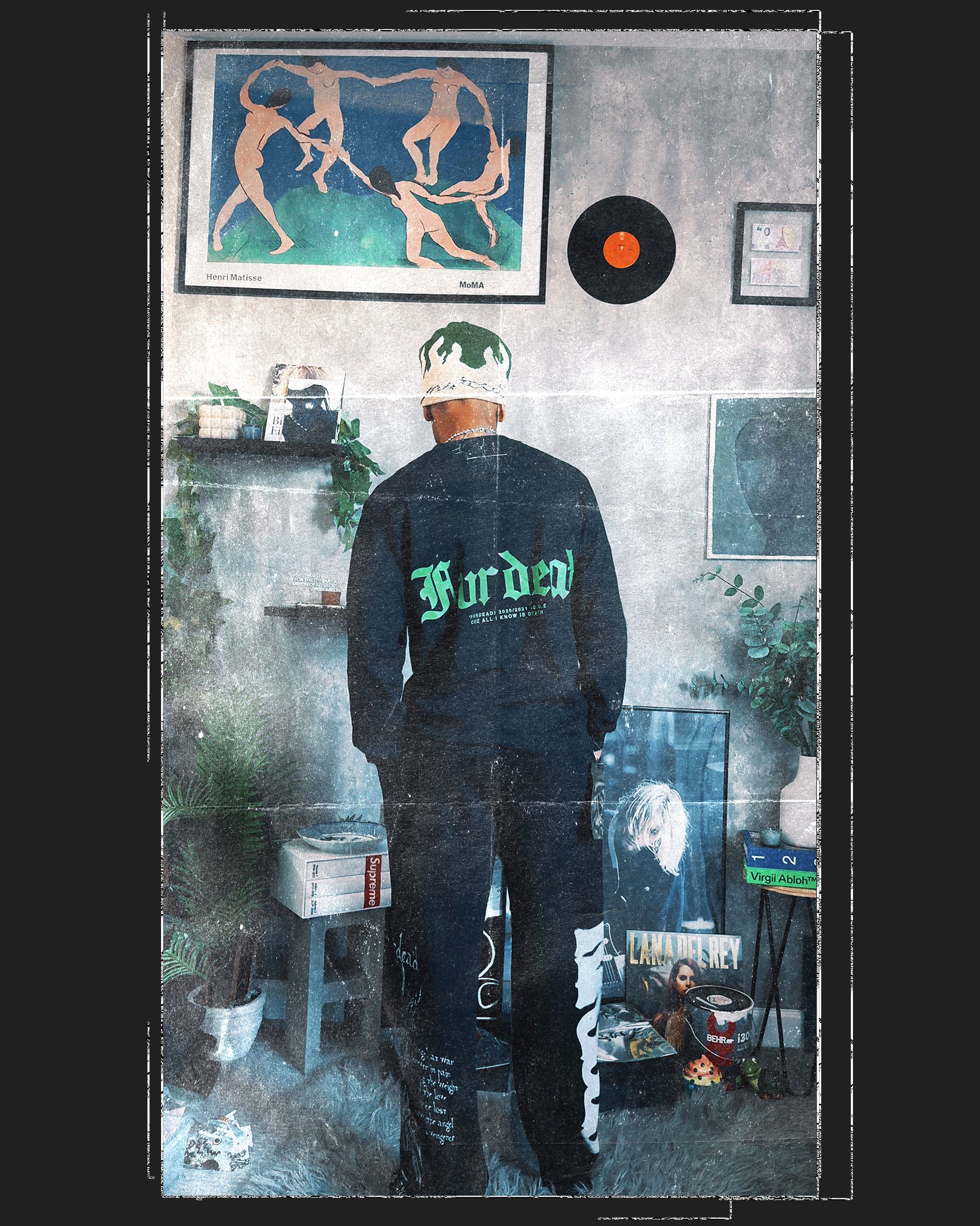 Camiseta de chocolate negro Rack City