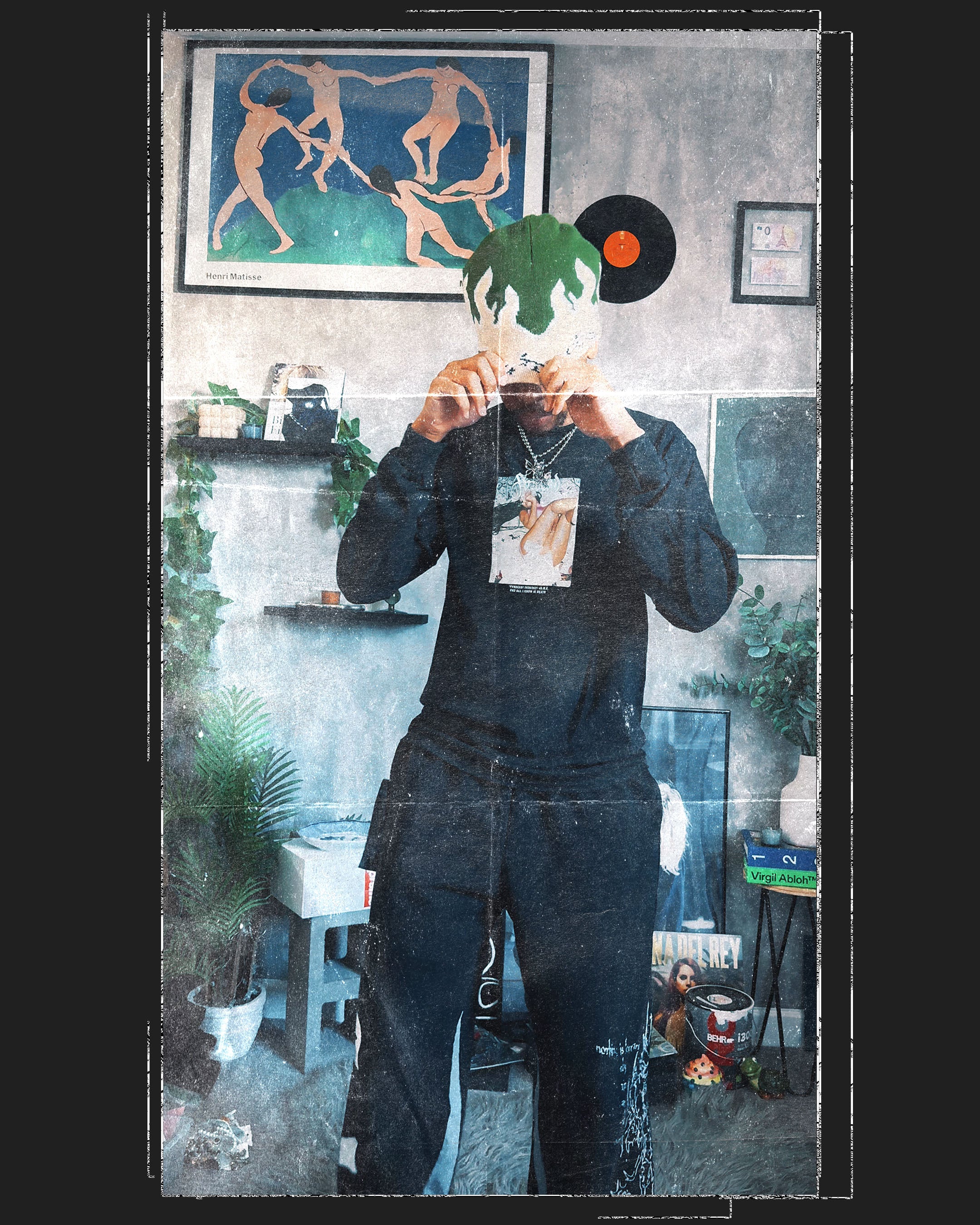 Camiseta de chocolate negro Rack City