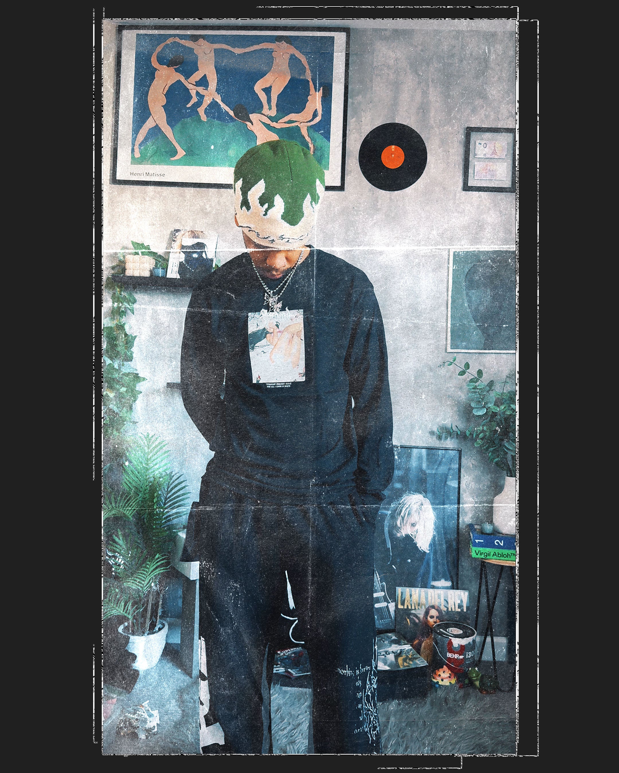 Camiseta de chocolate negro Rack City