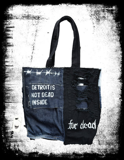 Detroit is not dead inside toto bag