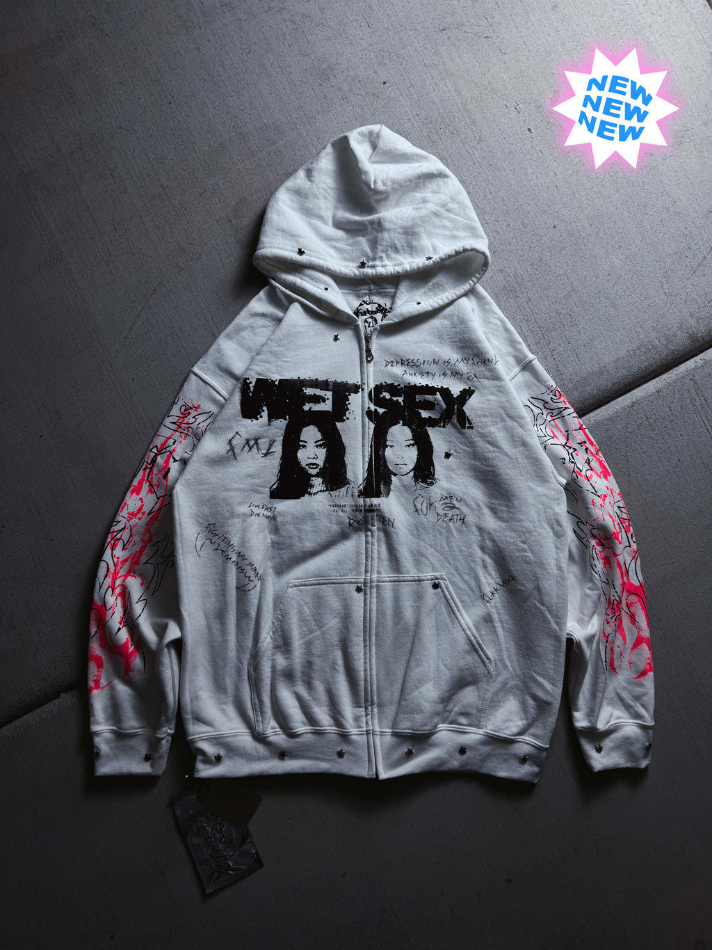 Wet S3x Grunge hoodie