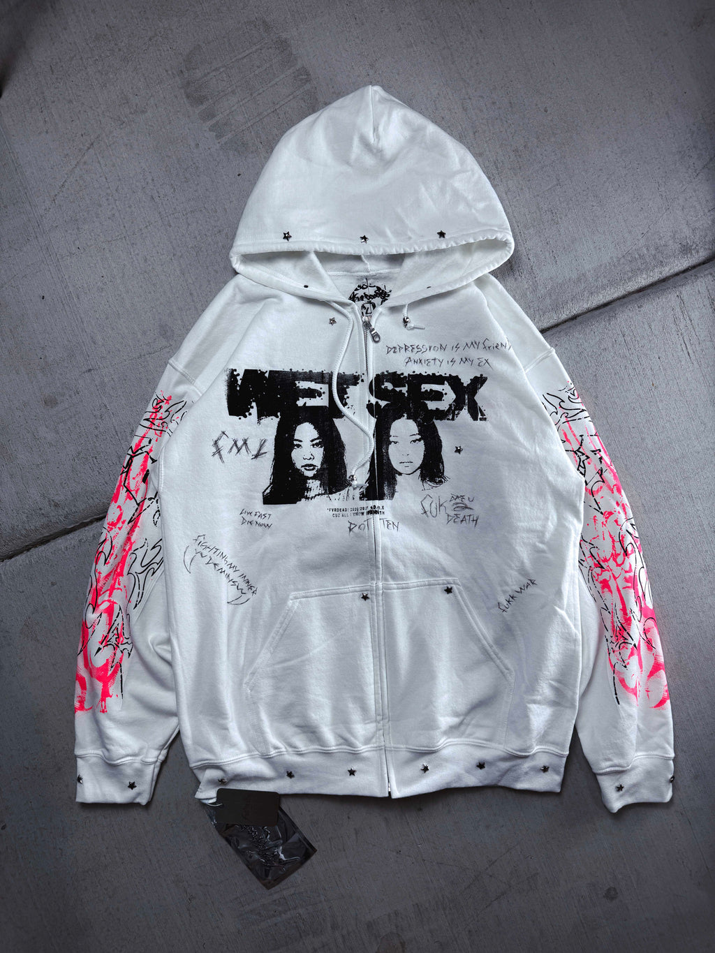 Wet S3x Grunge hoodie